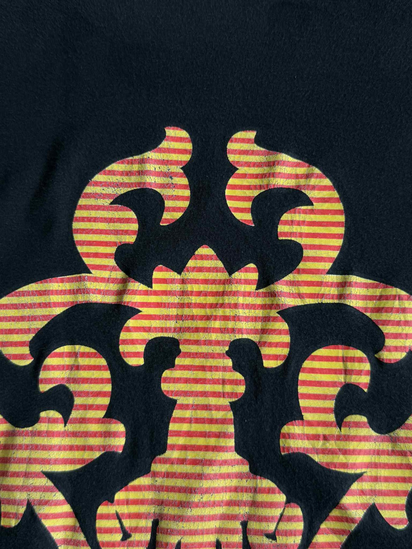 Chrome Hearts Orange Stripped Dagger tee