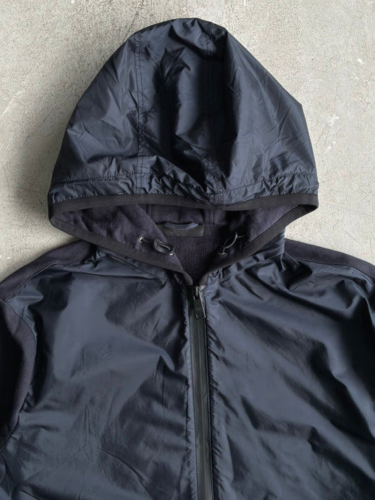 Prada Hybrid Zip Up Hoodie