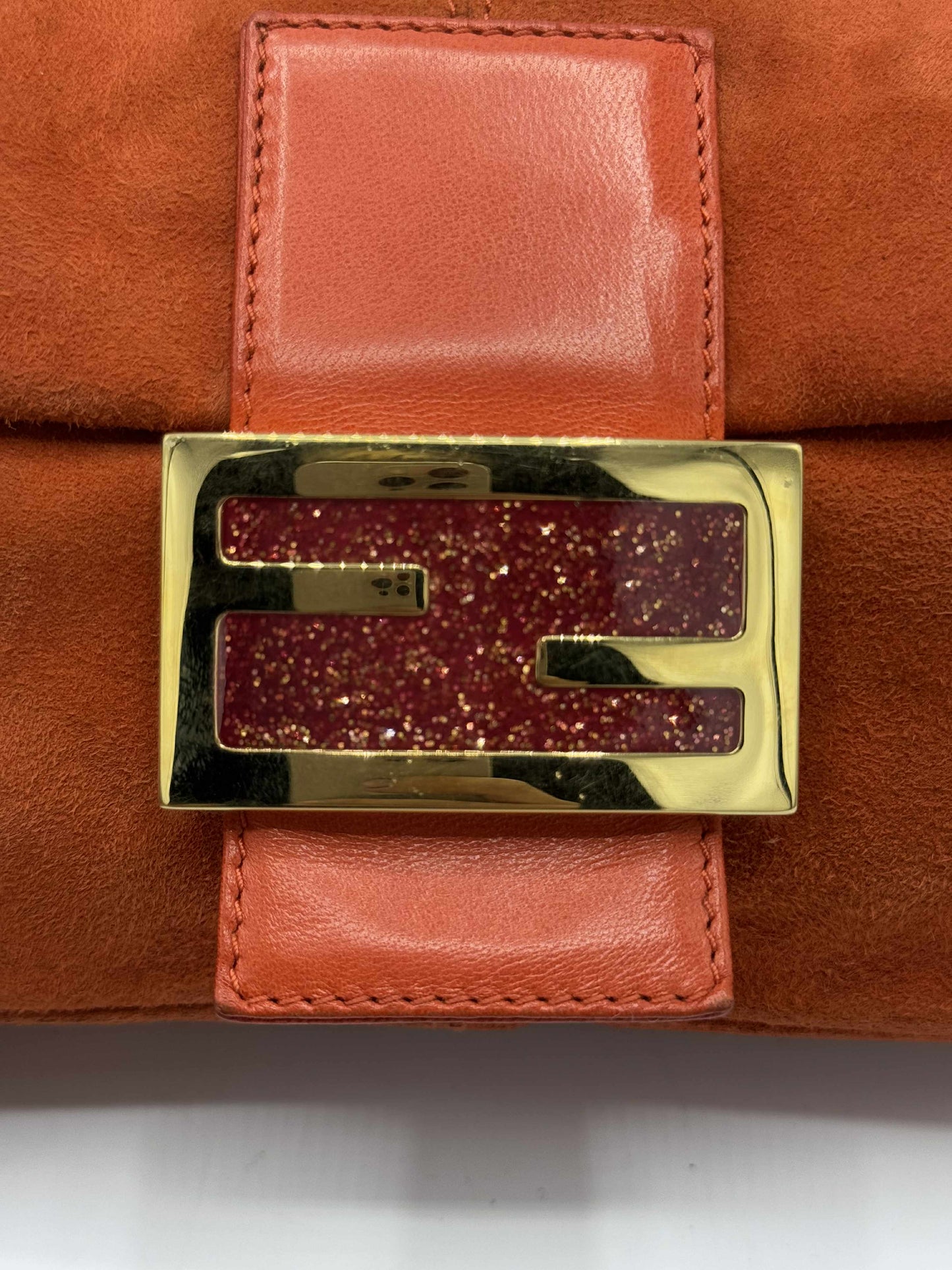 Fendi Orange Baguette