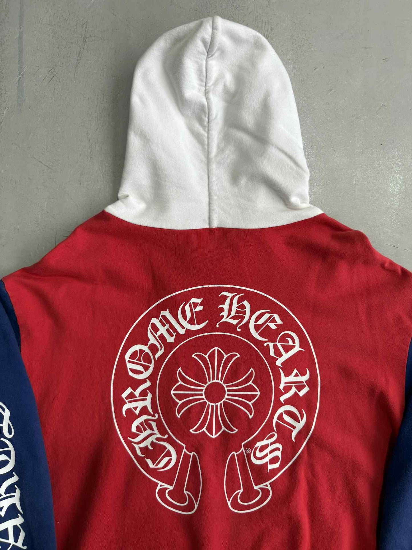 Chrome Hearts Matty Boy Red White Blue Chomper Hoodie