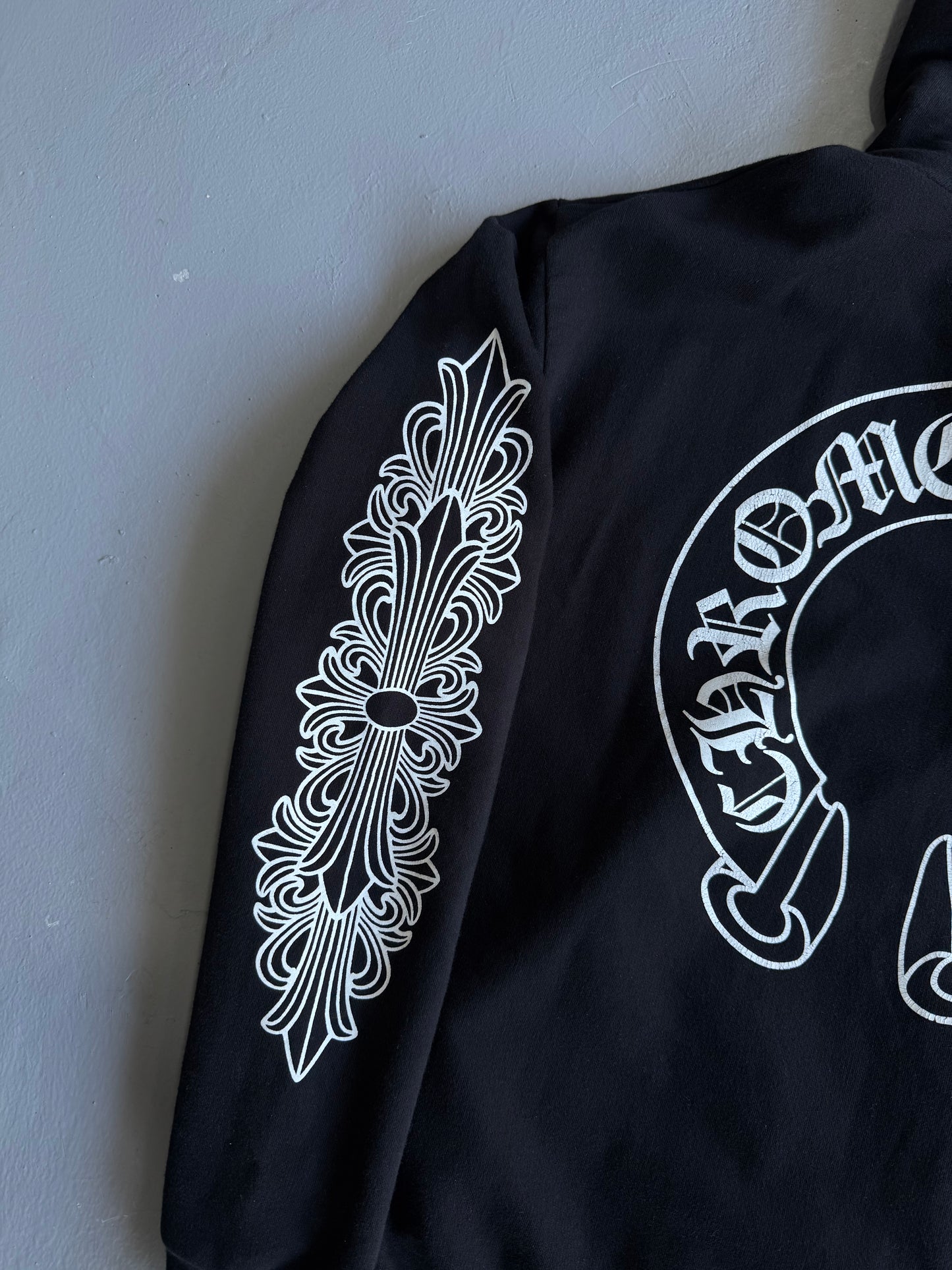 Chrome Hearts Horseshoe Floral Hoodie