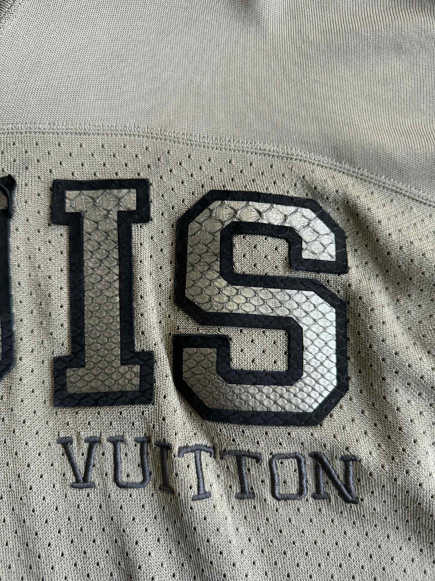Louis Vuitton 2018 Python Logo Jersey T Shirt