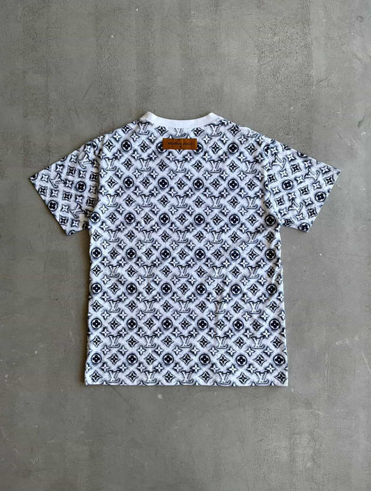 Louis Vuitton White Monogram Tee