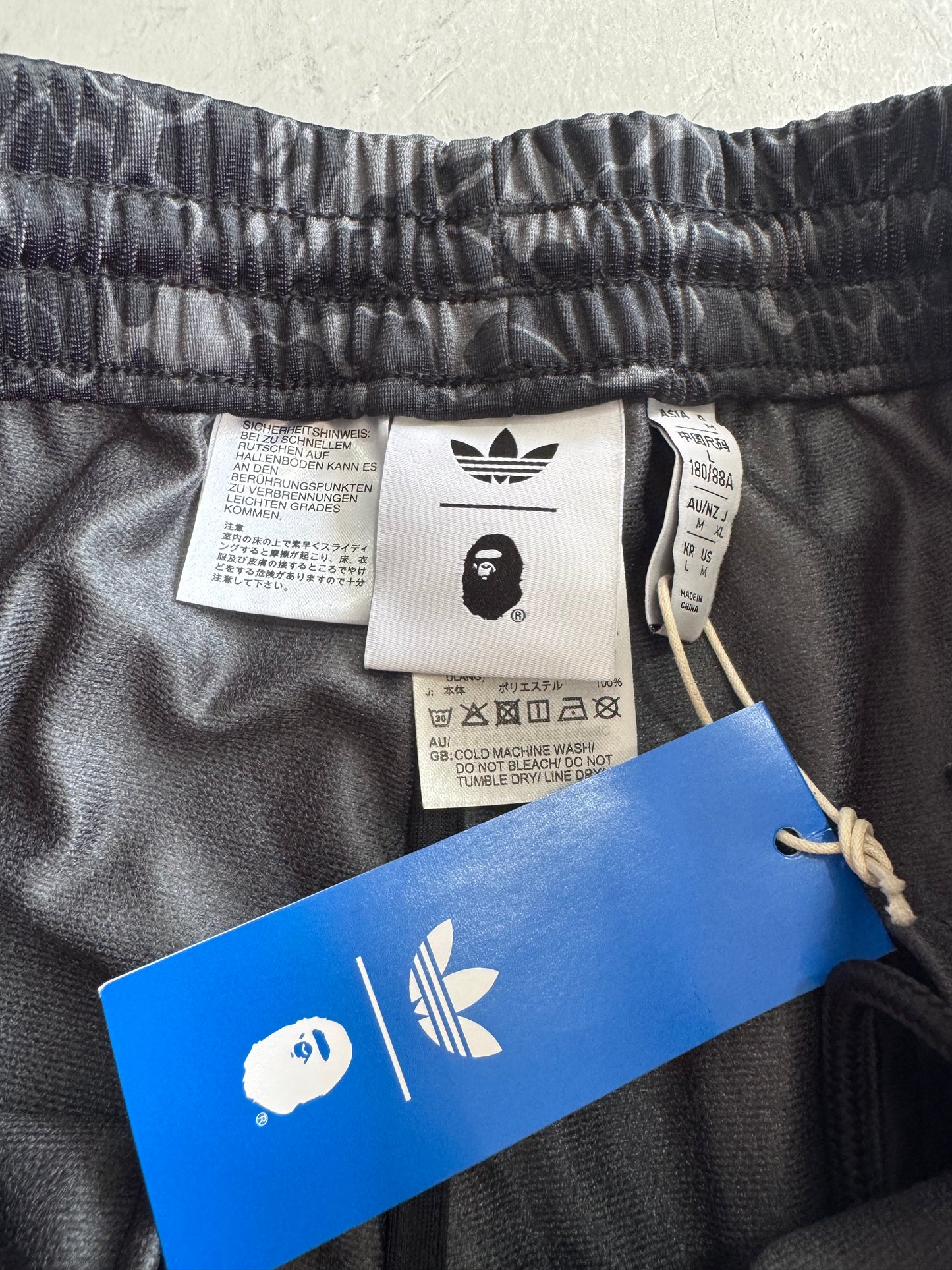 Bape x Adidas Camou Pants