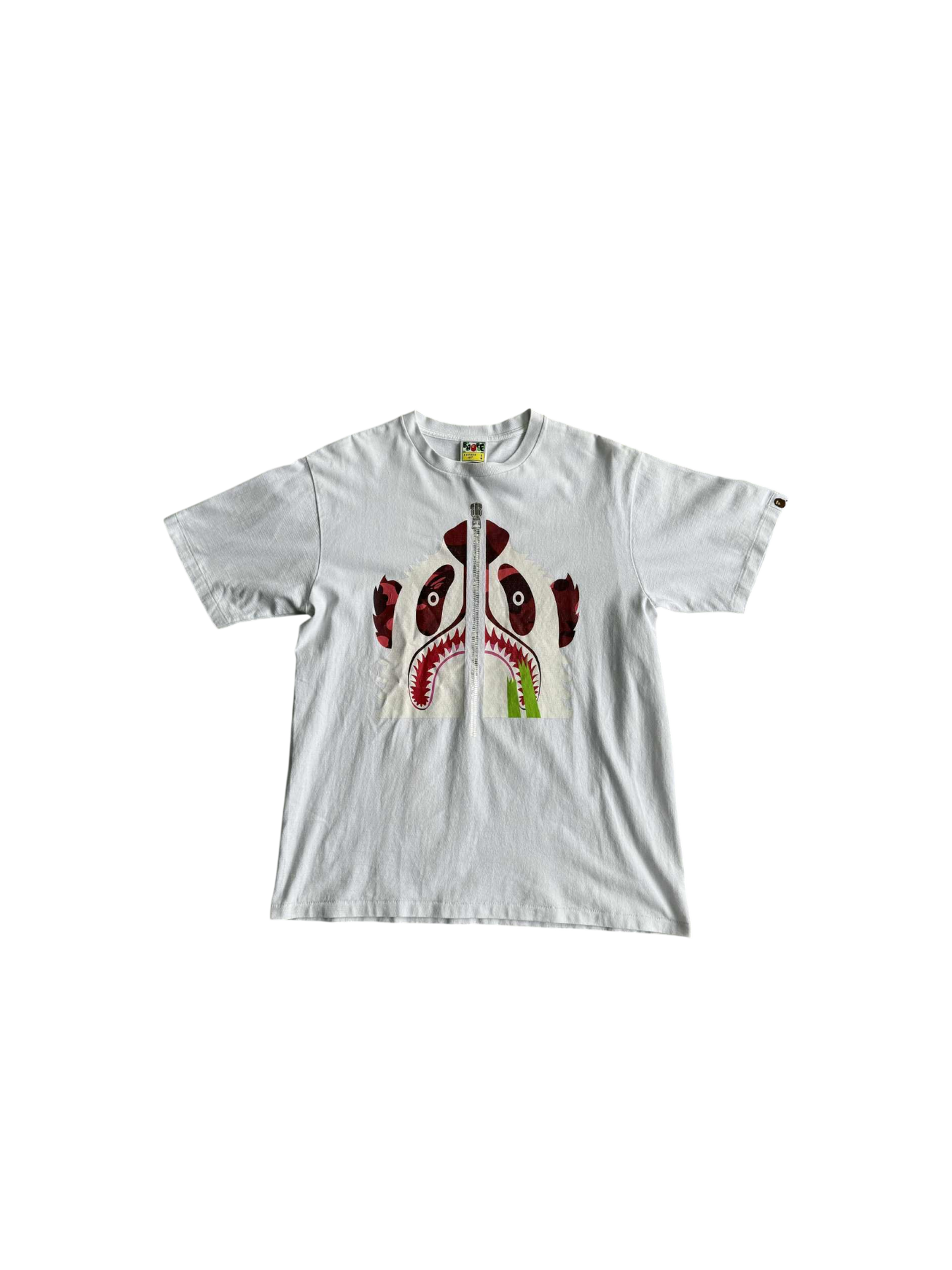 Bape Panda White/red Tee