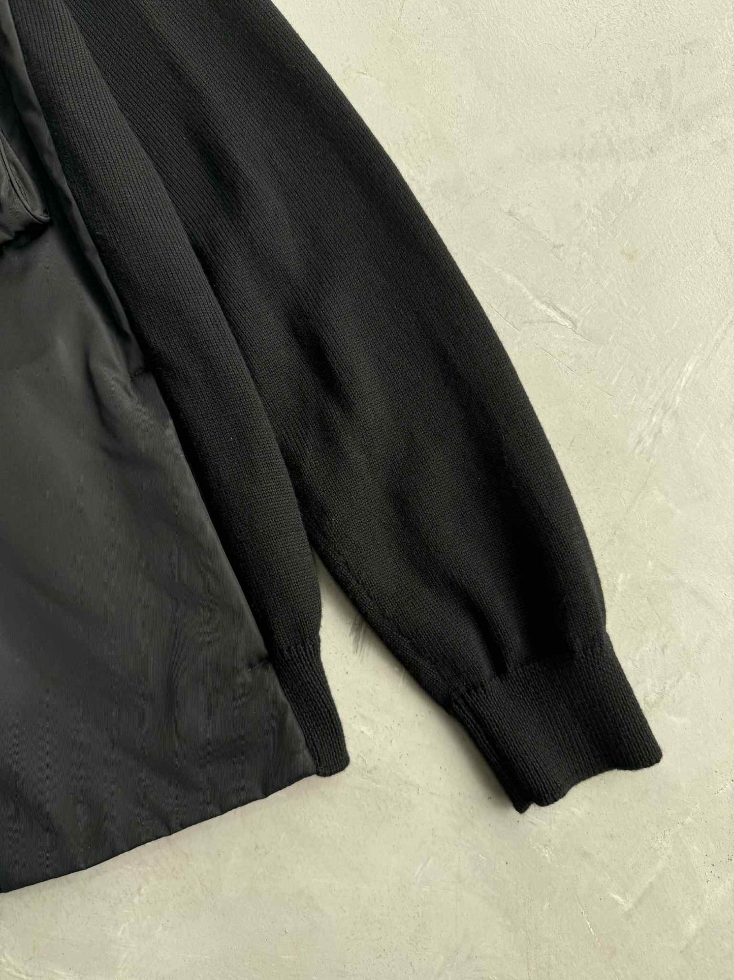 Prada triangle Logo Black Jacket