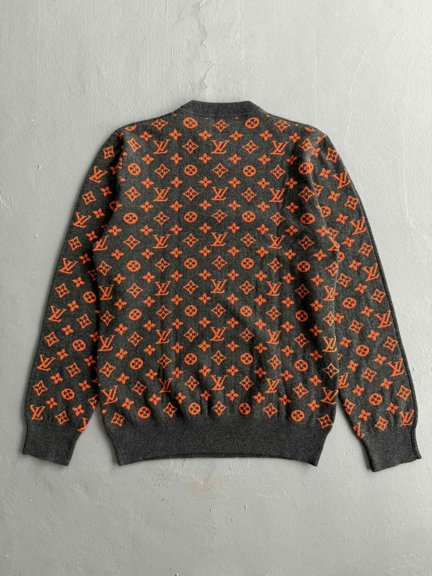 Louis Vuitton Monogram Cashmere Crewneck
