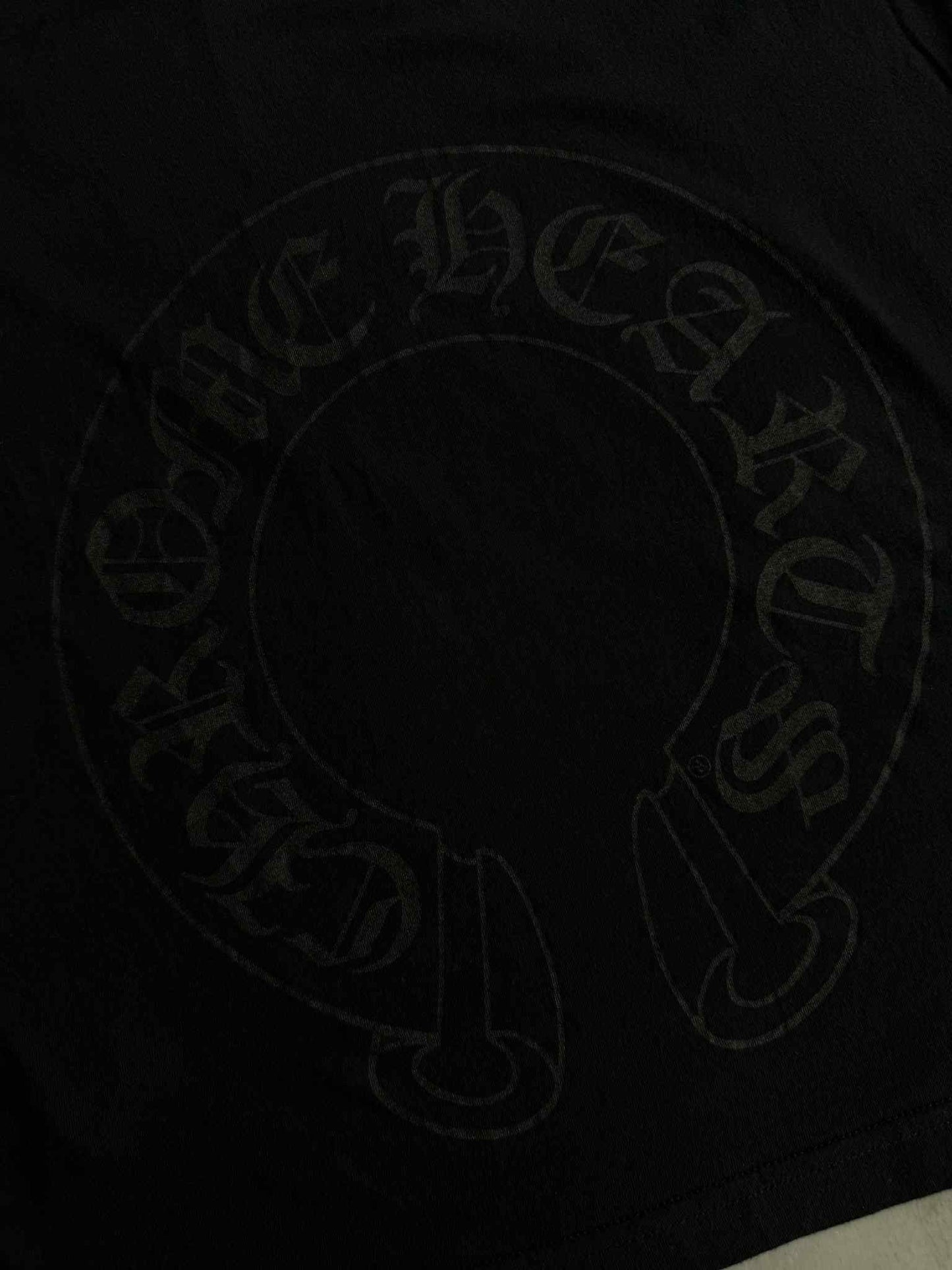 Chrome Hearts Black Horseshoe Tee