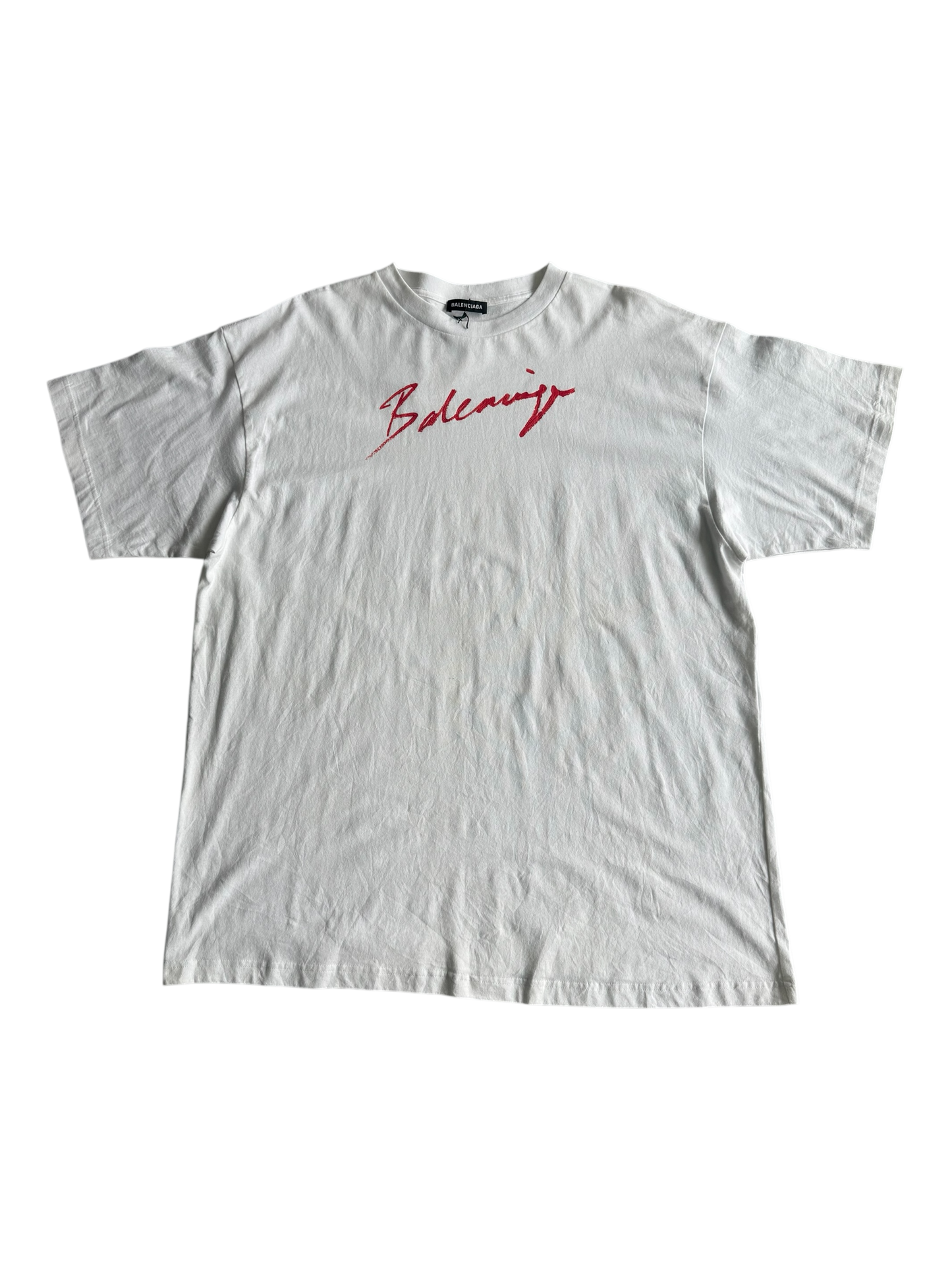 Balenciaga Lipstick Script Tee