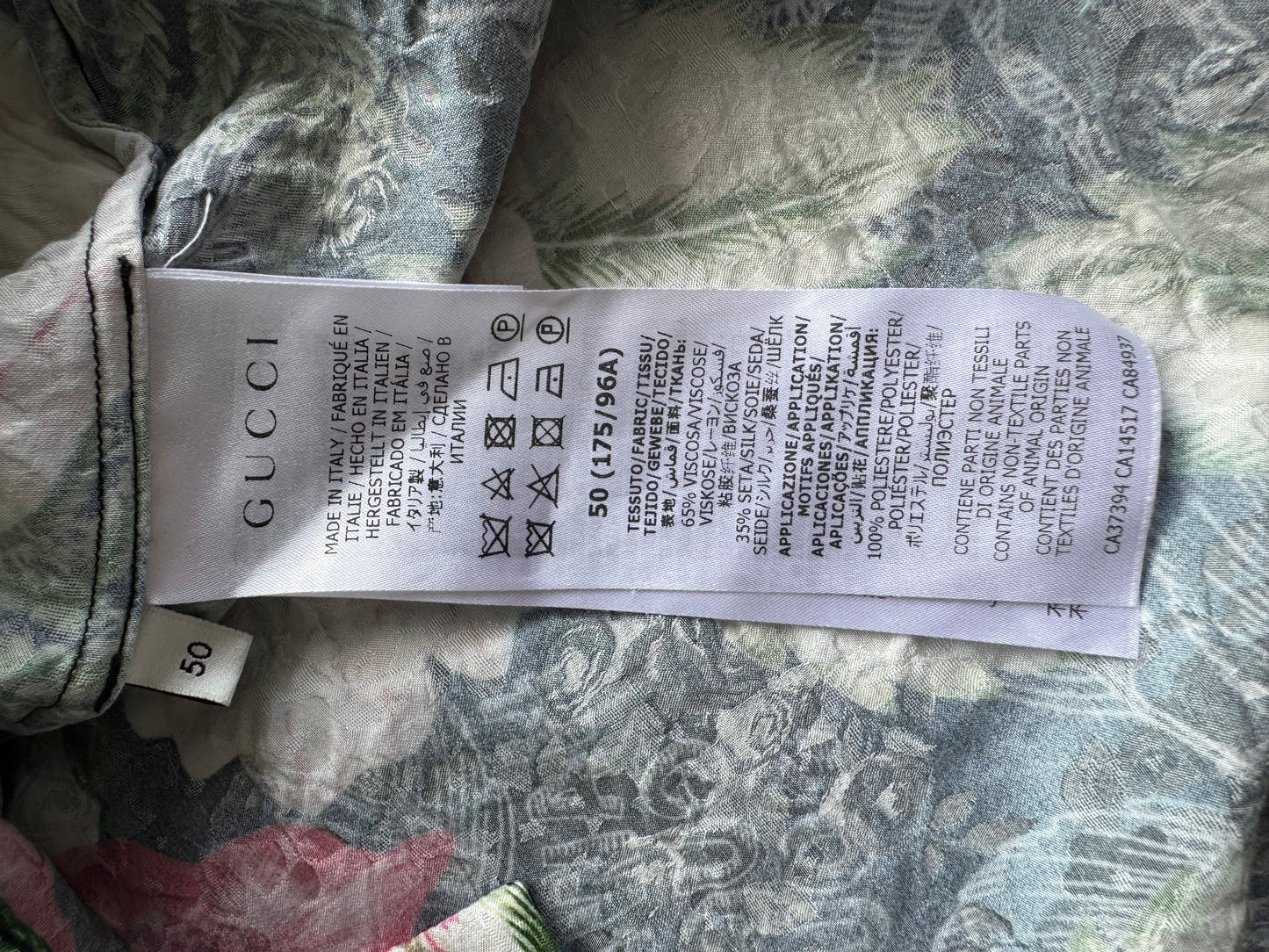 Gucci Polo Button Down Floral