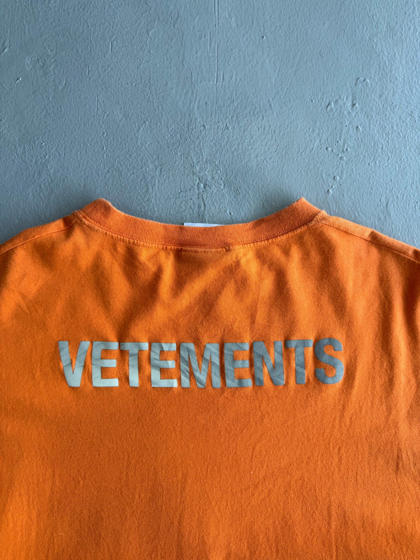 Vetements ‘Staff’ 3M Reflective Tee