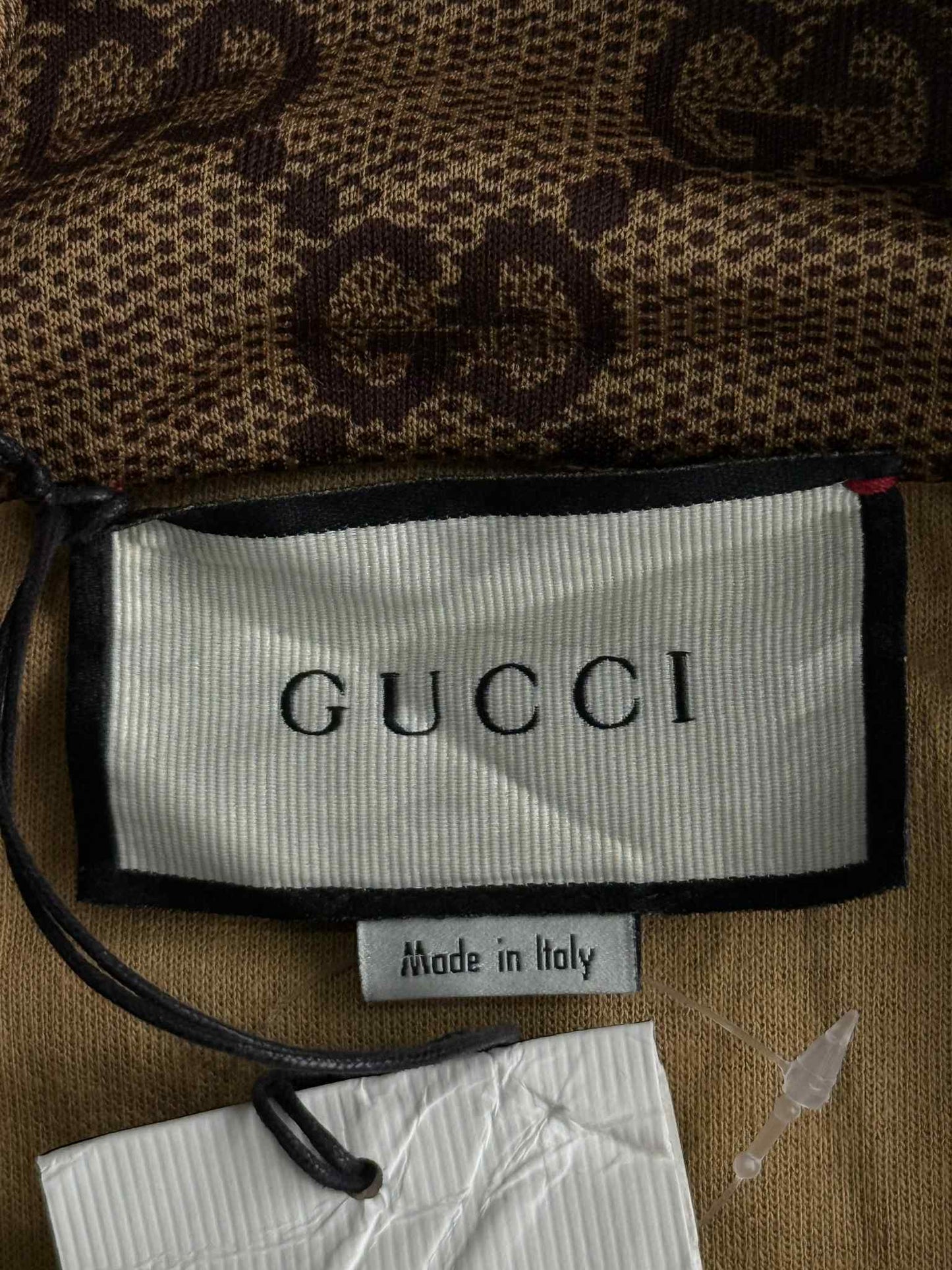 Gucci zip Jacket Monogram Monkey Back Design