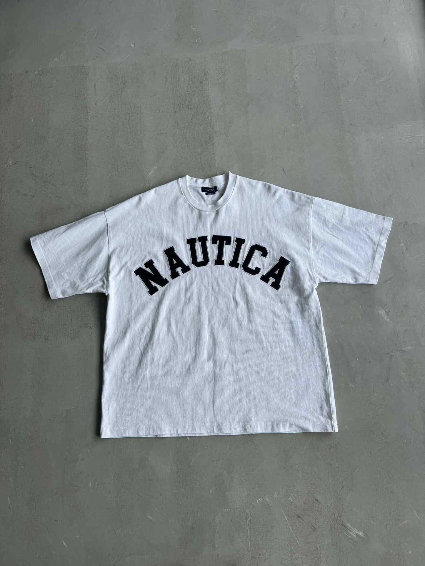 Nautica White Spellout Shirt
