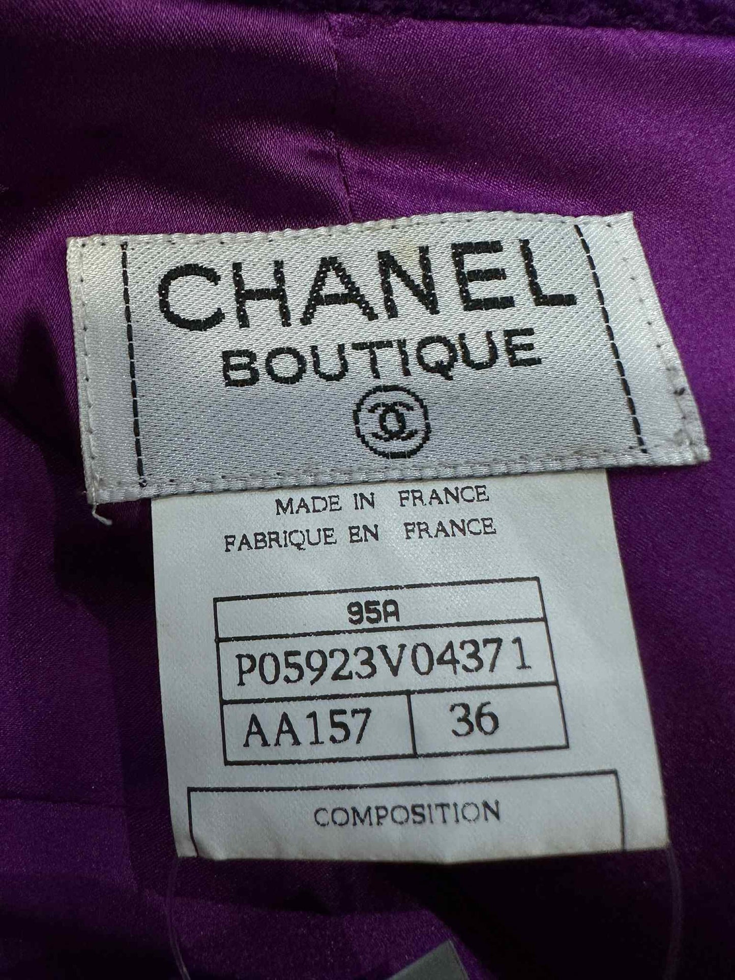 Chanel Tweed Set Barbie Collection