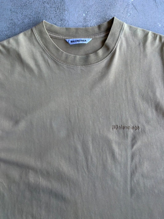 Balenciaga Spellout Chest Logo Tee