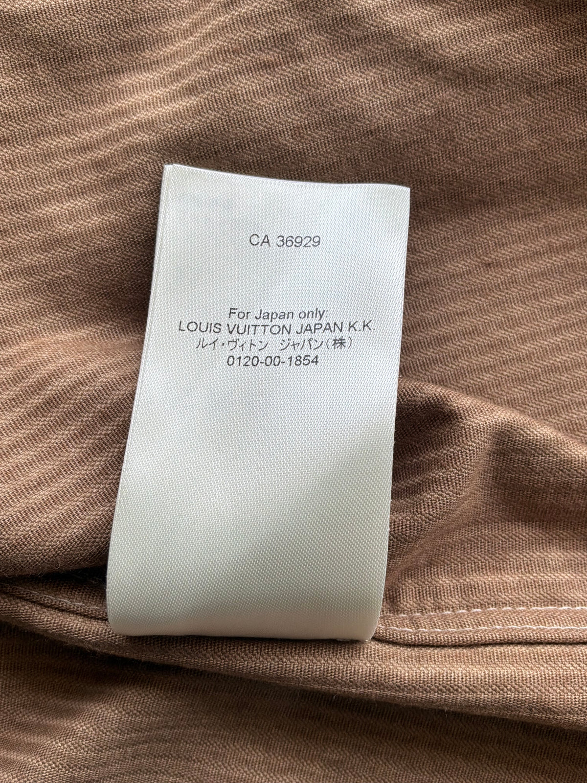 2026 Louis Vuitton Swarovski Monogram Corduroy Shirt