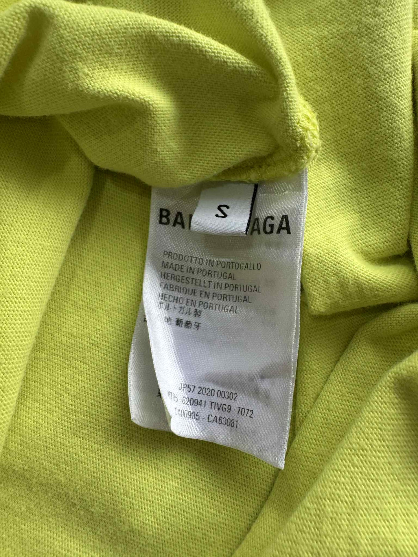 Balenciaga Crew Print Cotton Shirt