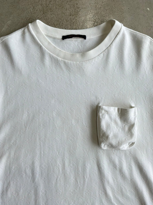 Louis Vuitton 3D Monogram White Tee