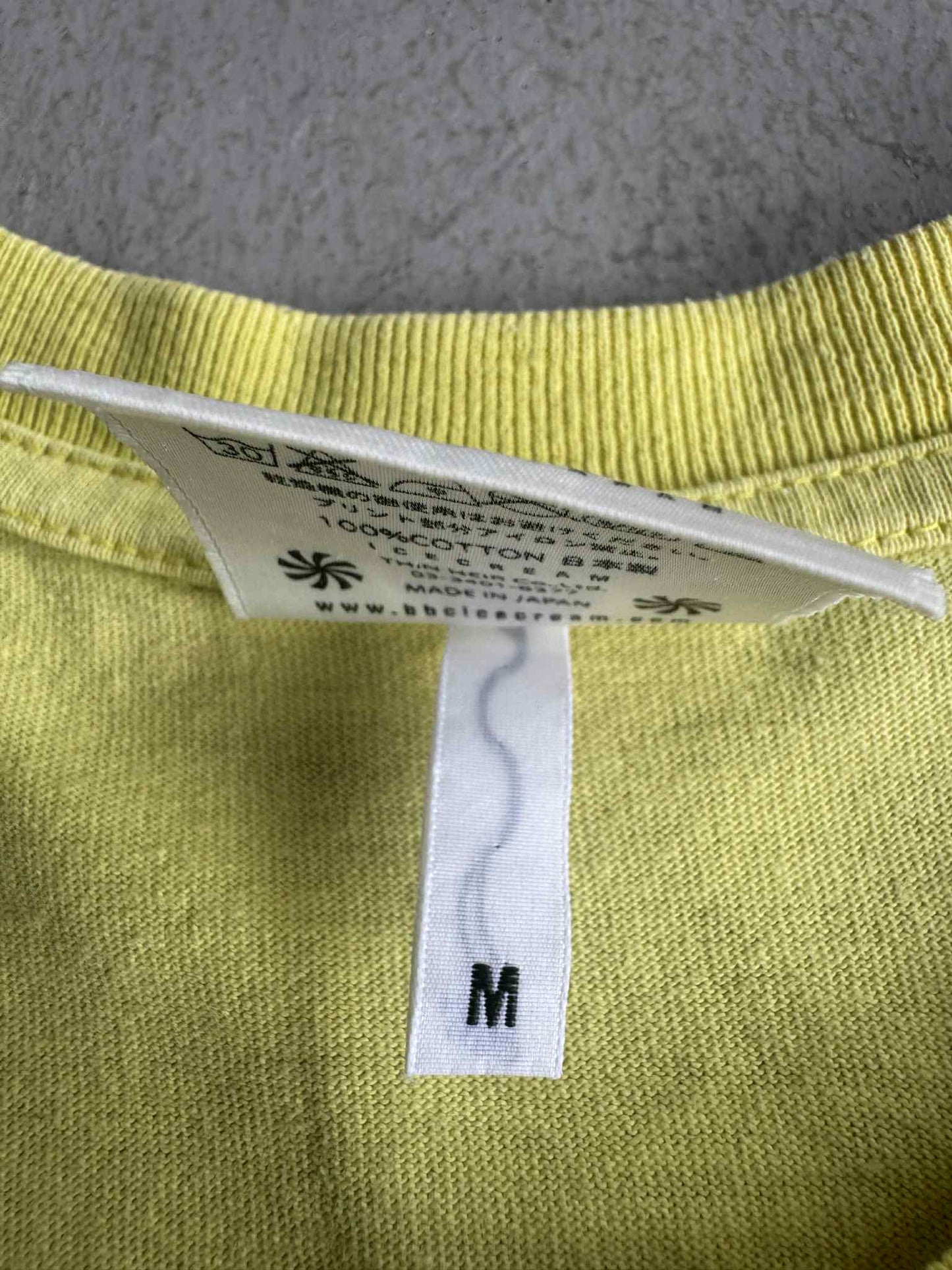 Ice Cream Bbc Neon Green Pocket Shirt