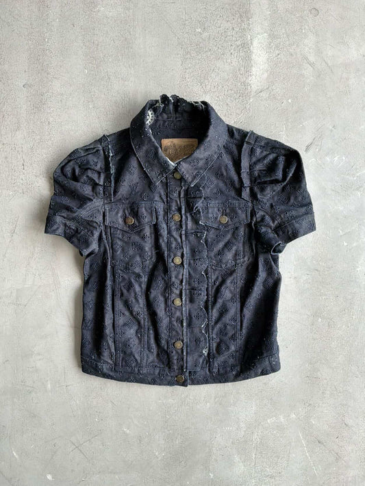 2010 Louis Vuitton Womens Denim Monogram Tops