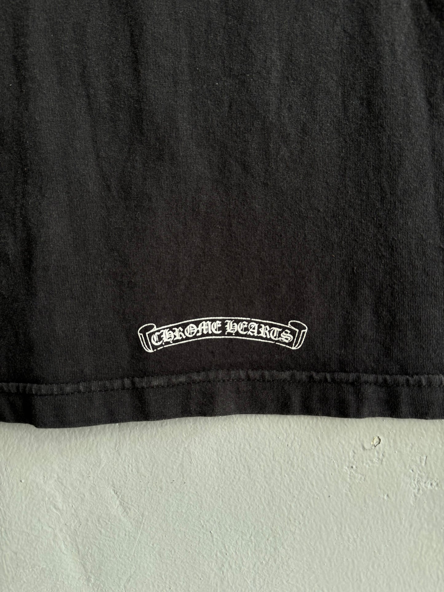 Vintage Chrome Hearts Neck Star Logo Tee