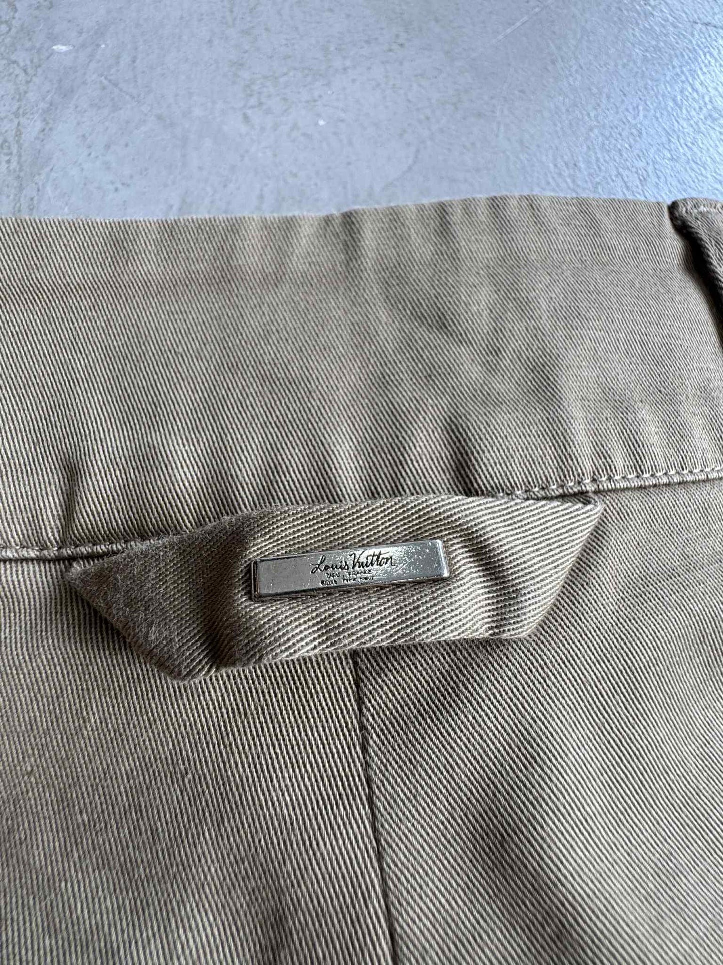 Louis Vuitton Khaki Cargo Pants