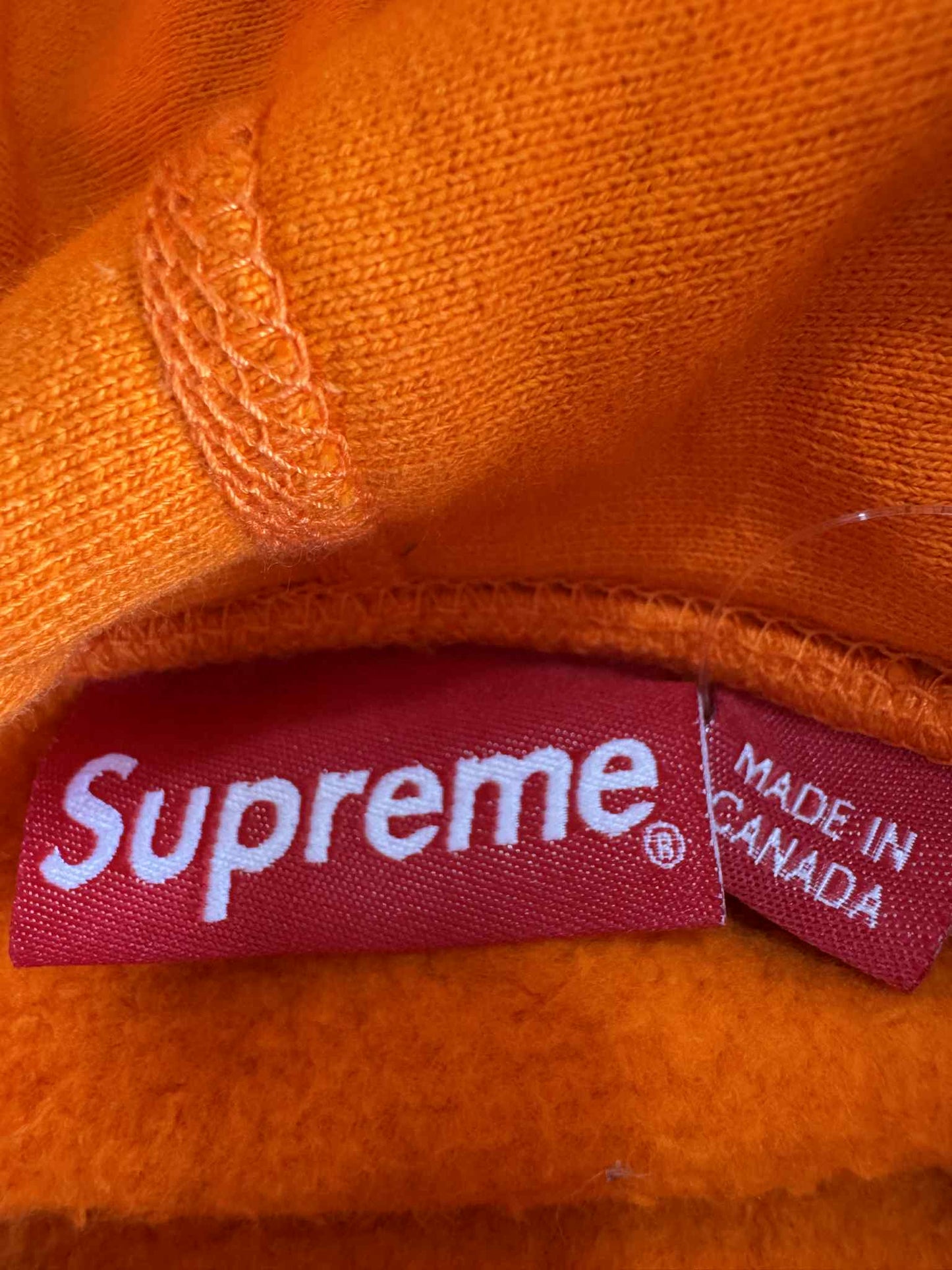 Supreme Orange The Most Hooded Sweatshirt