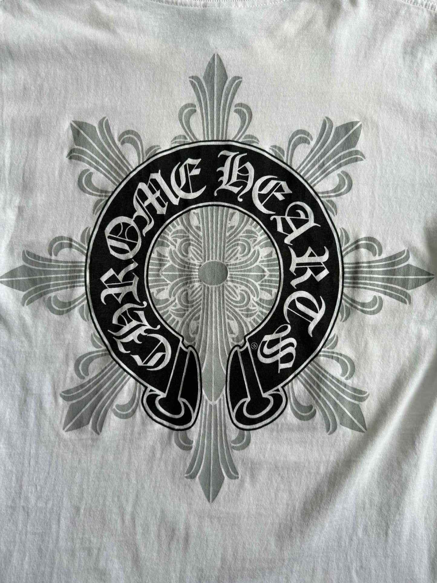 Vintage Chrome Hearts Floral Horseshoe Tee