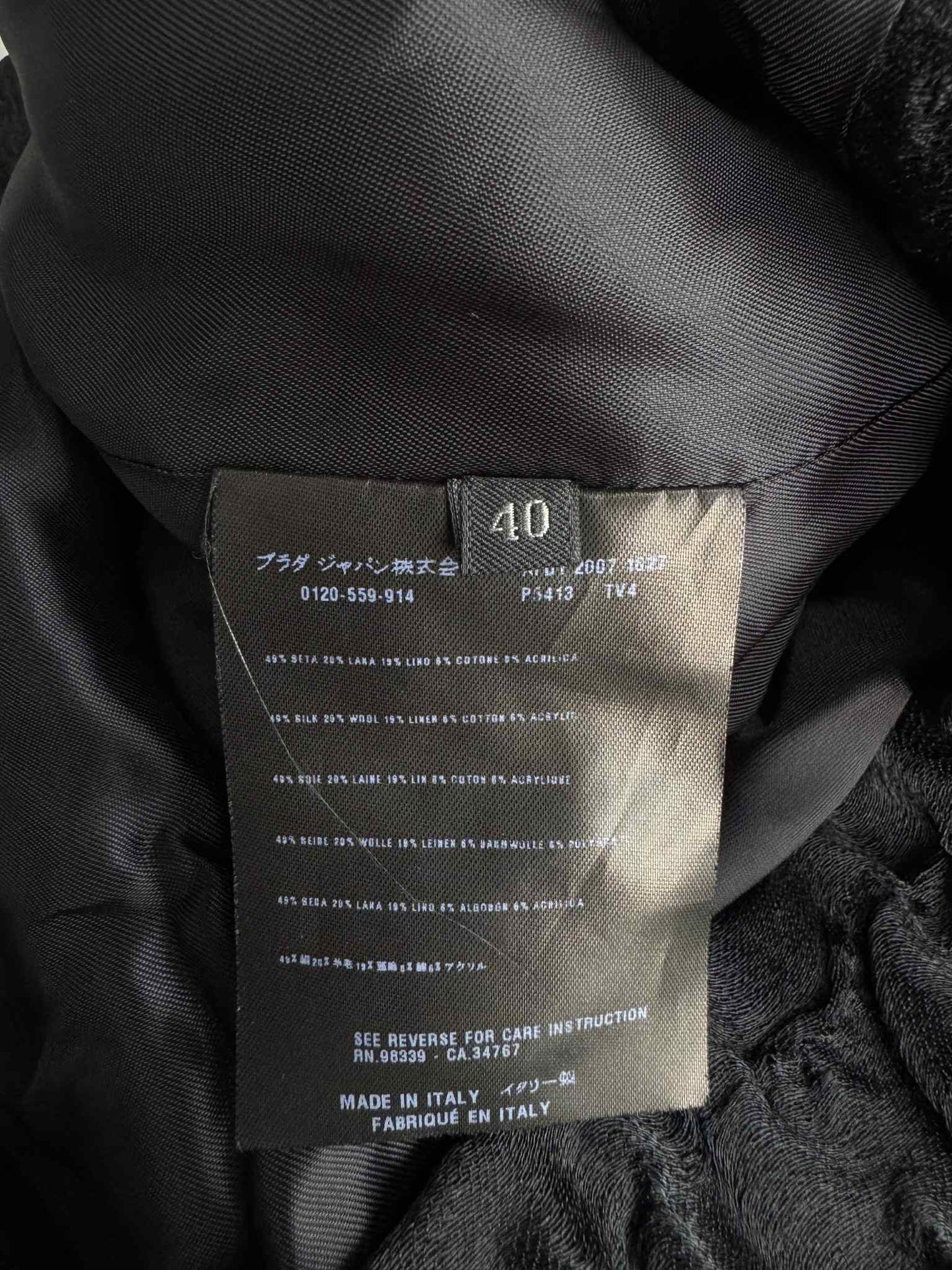 Prada Vintage Silk Jacket