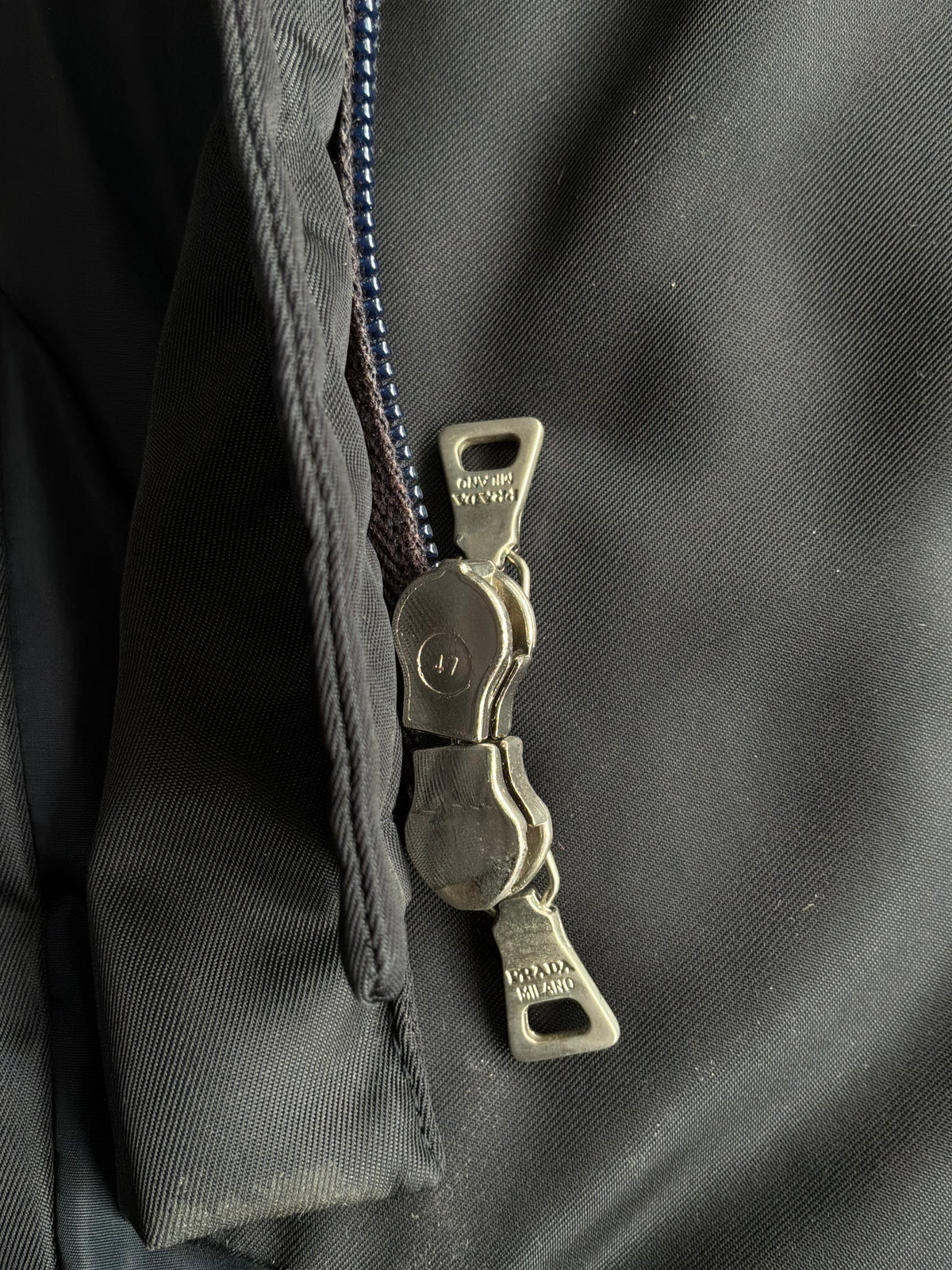 Prada Neck Back Plate Trench Coat
