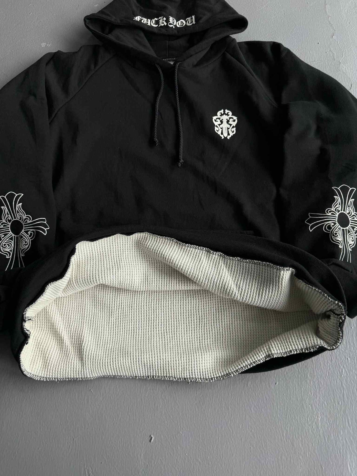 Chrome Hearts Vintage Thermal Hoodie