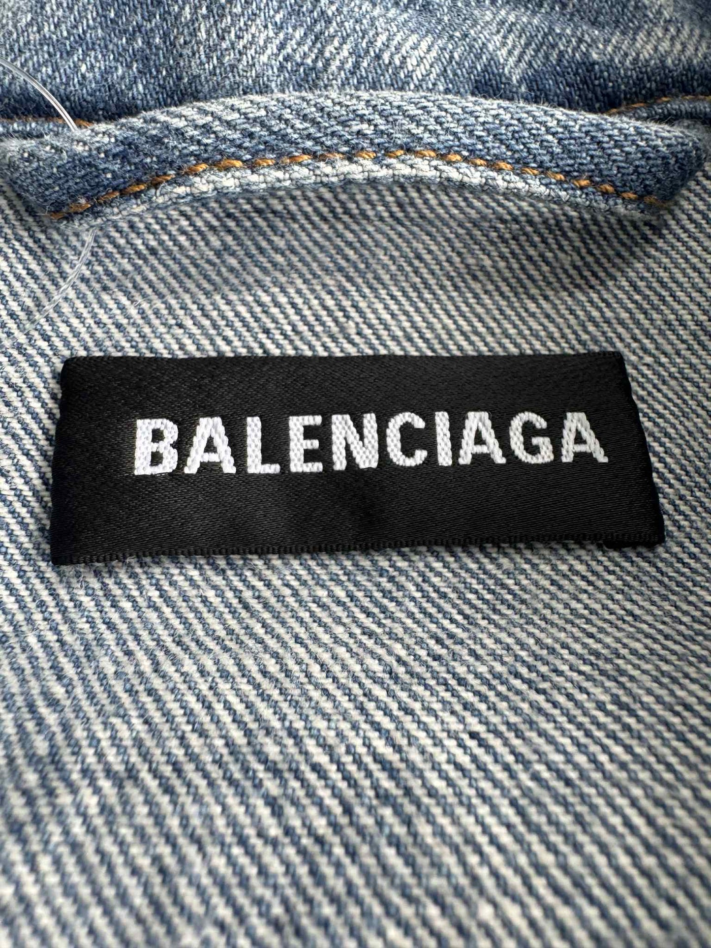 Balenciaga Graffiti Denim Jacket