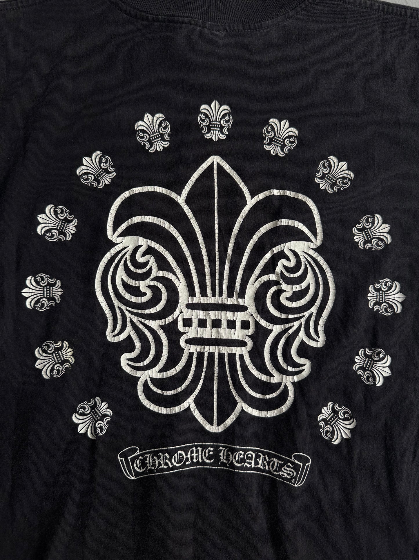 Vintage Chrome Hearts Multiple Fleur Logo Tee