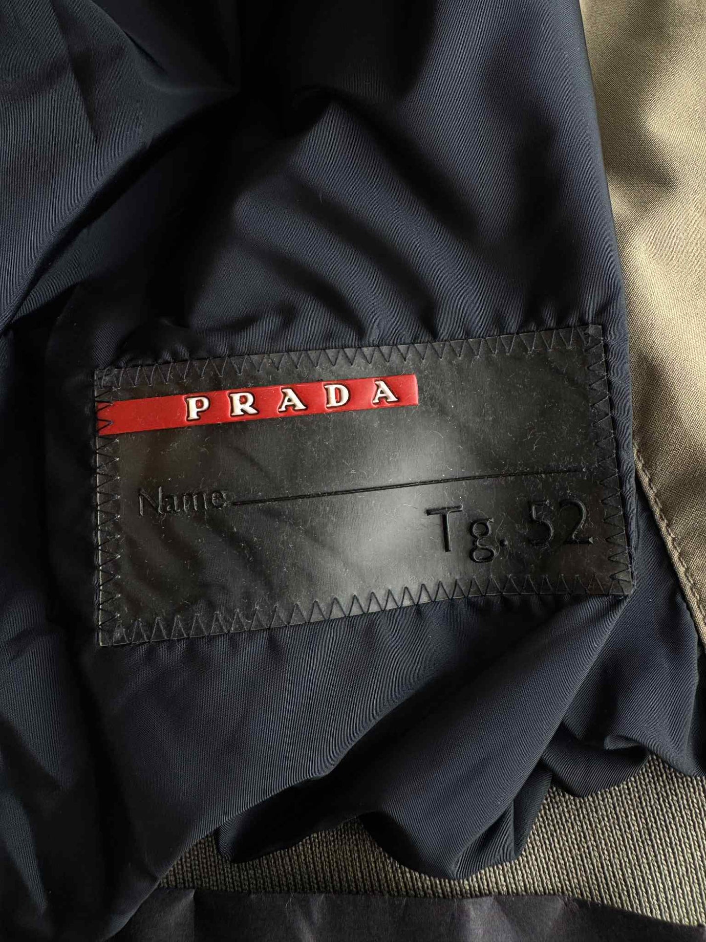 Prada Red Tab Jacket