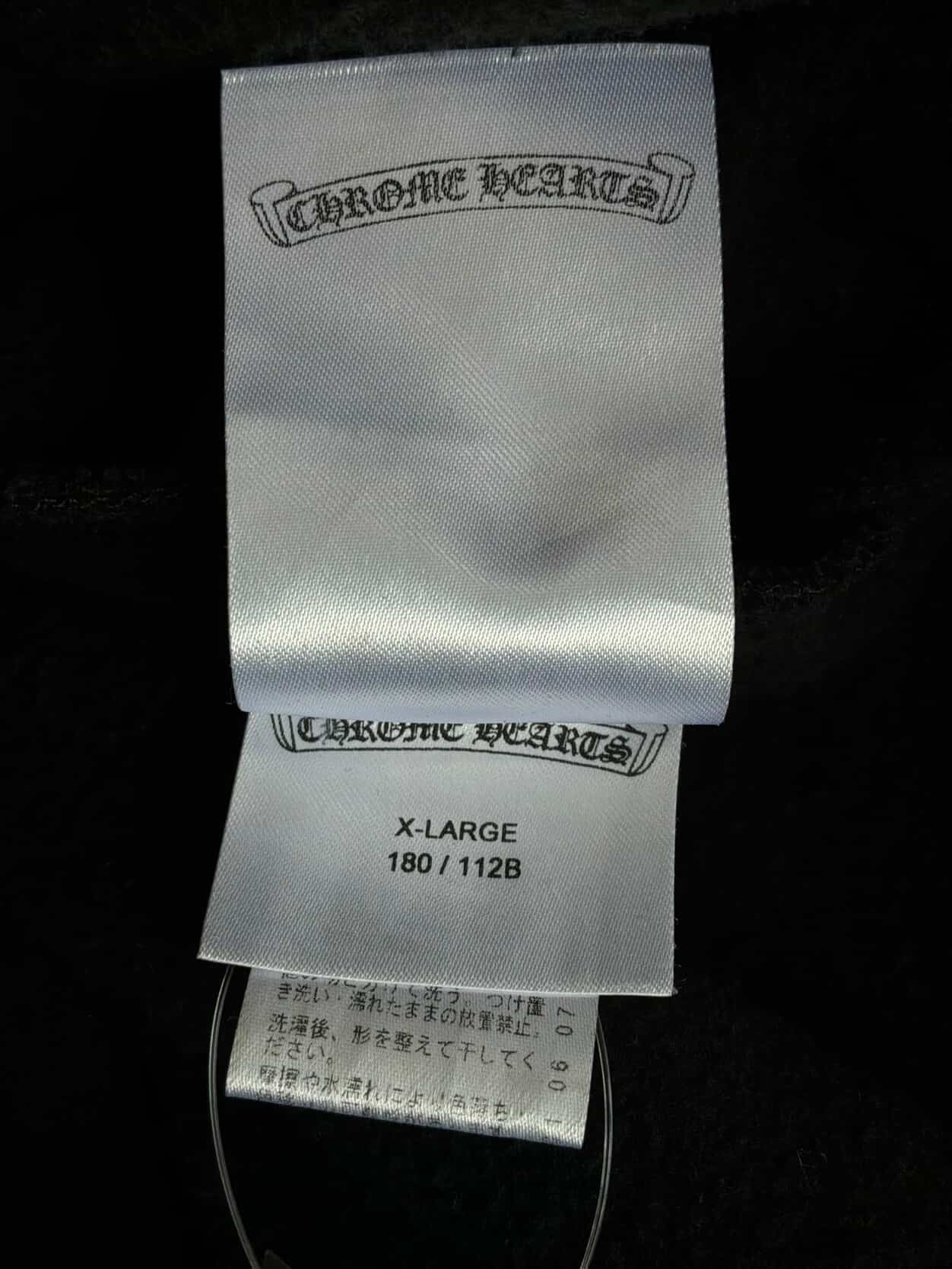 Chrome Hearts Neck And Sleeve Script Crewneck