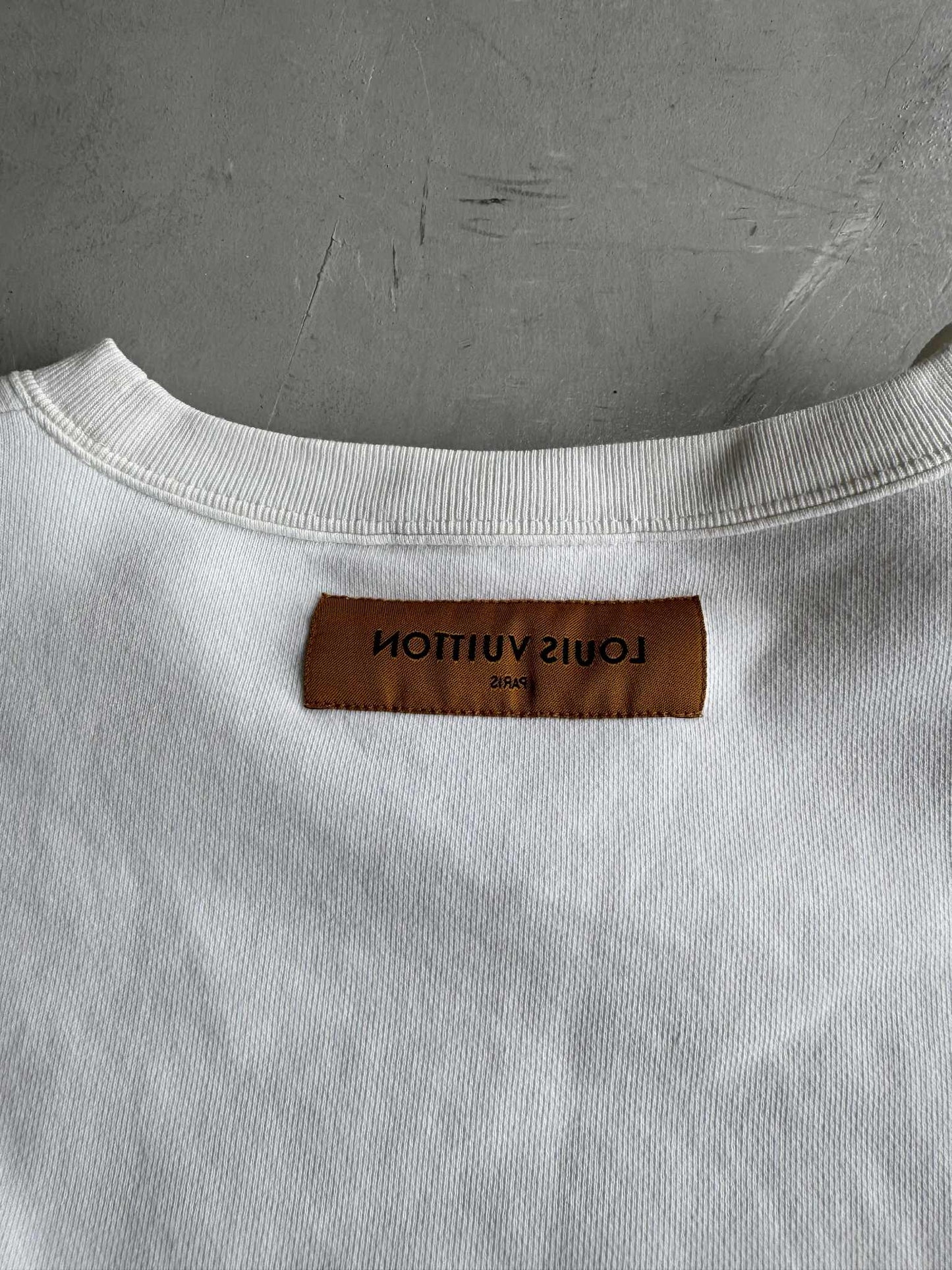 Louis Vuitton Plain White Crewneck