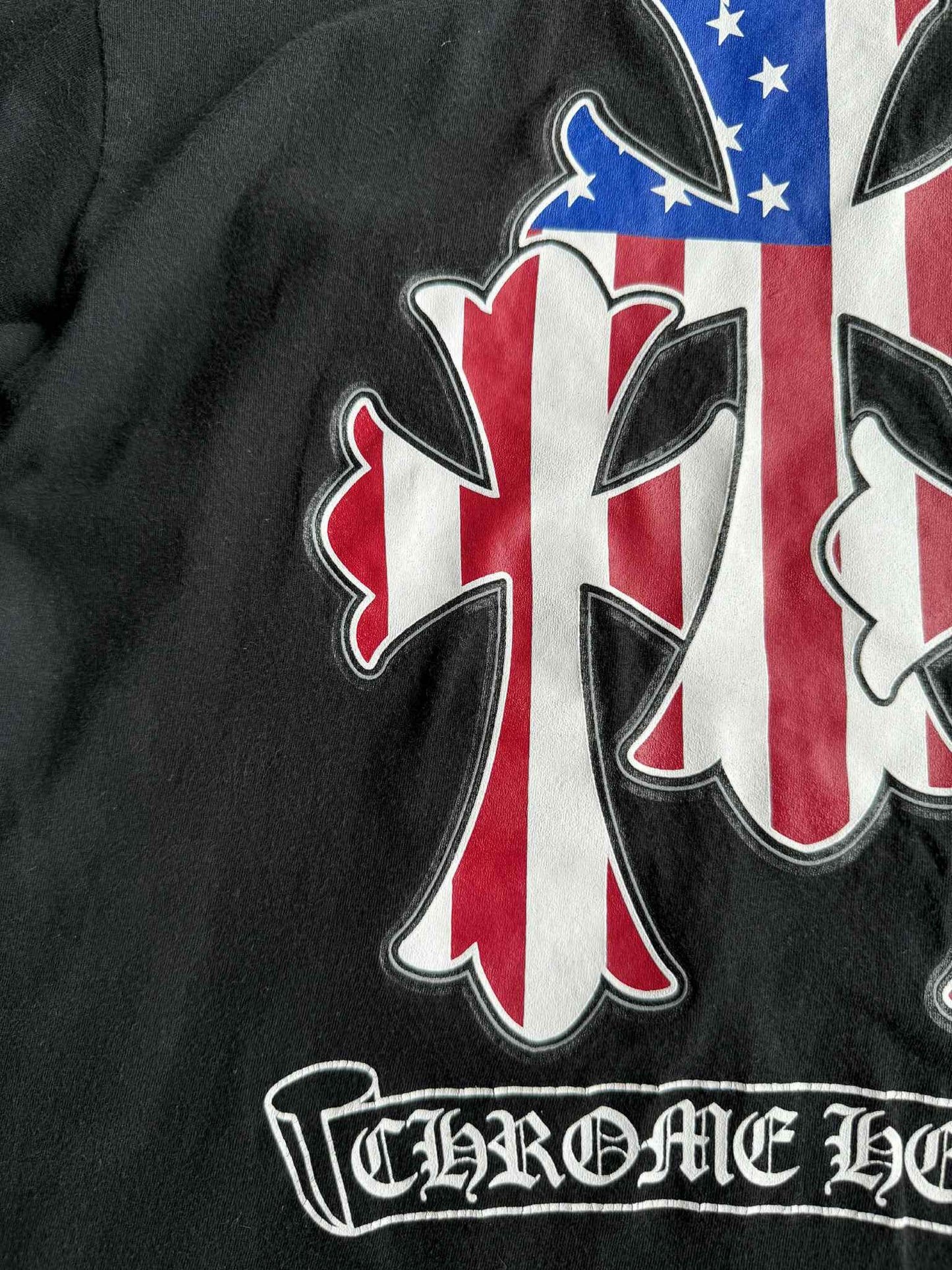 Chrome Hearts Tripple Cross National Flag Tee