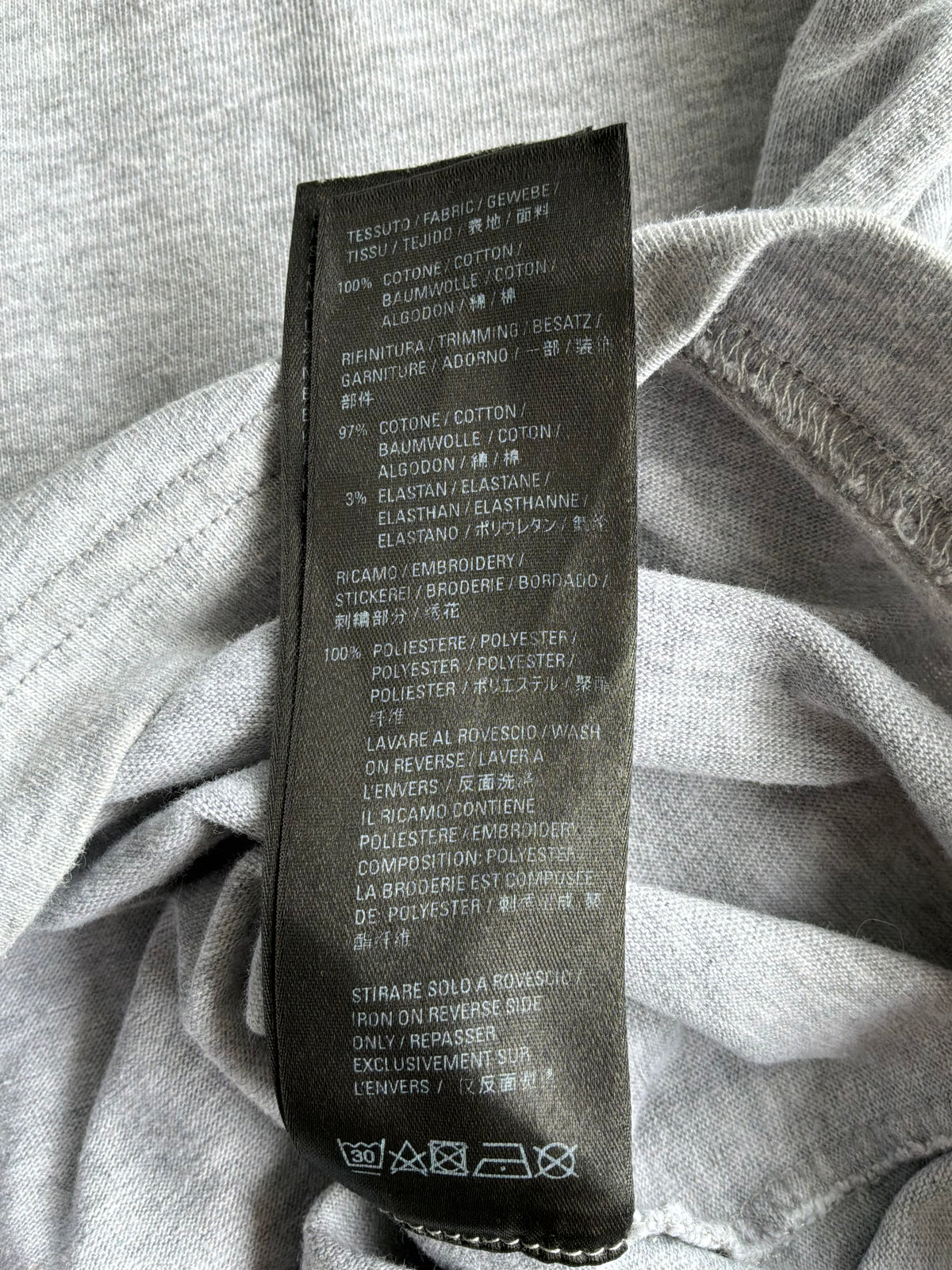Balenciaga Political Campaign Embroidered Tee