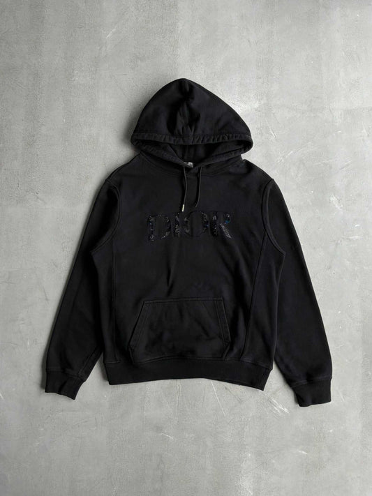 Dior Embroidered Script Pullover Hoodie