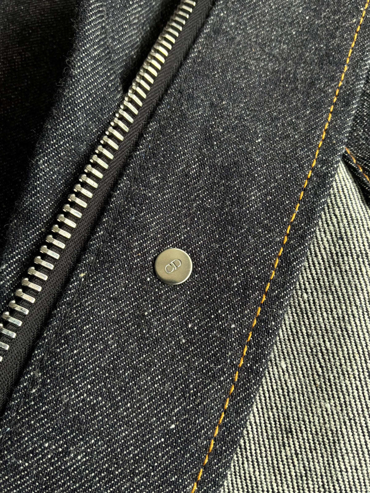 Dior X Sacai Signature Logo Denim Jacket