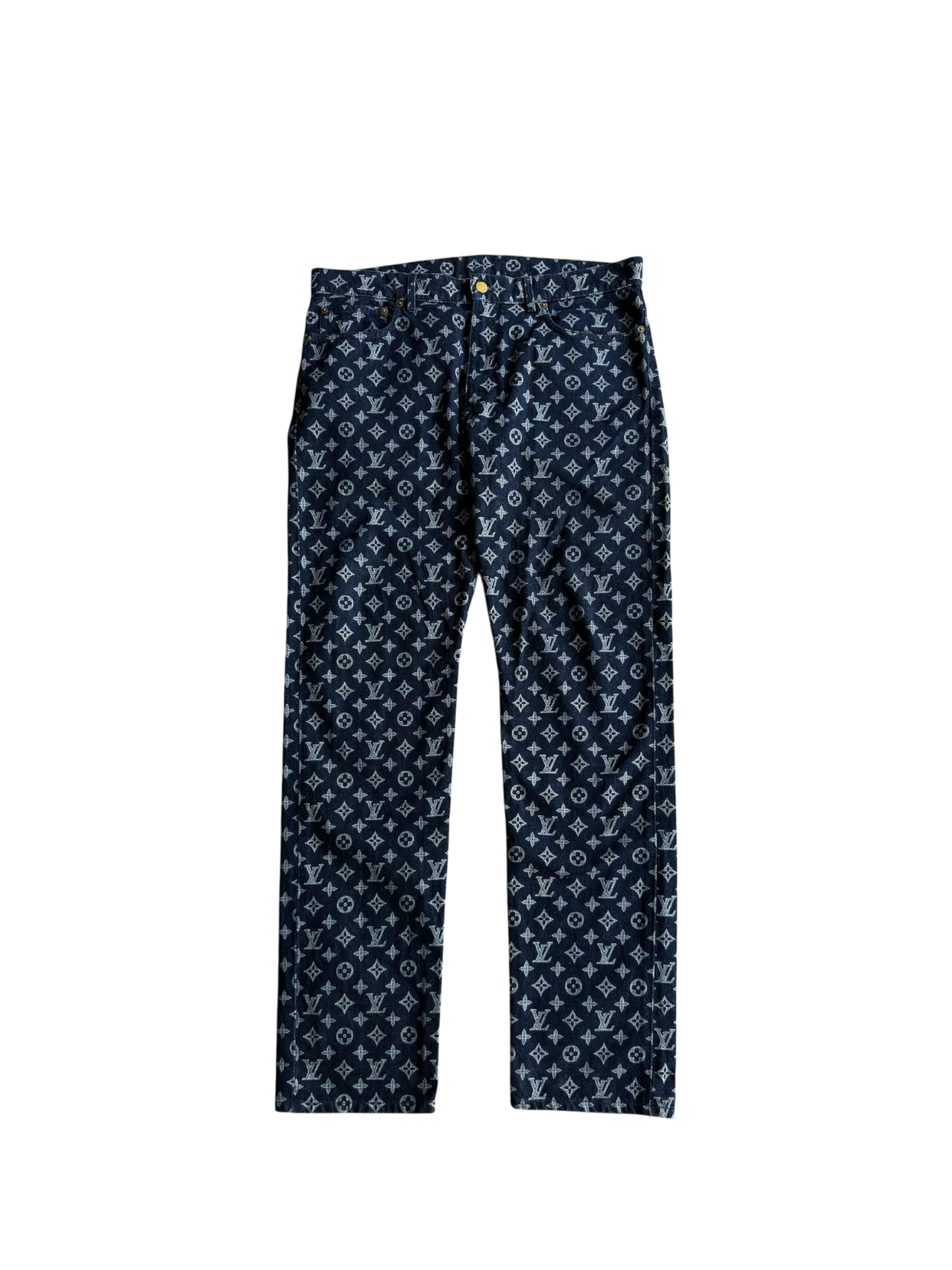 Louis Vuitton Kim Jones Era Monogram Denim Pants