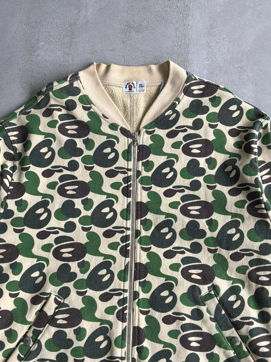 Bape Og Milo Camouflage Bomber Jacket