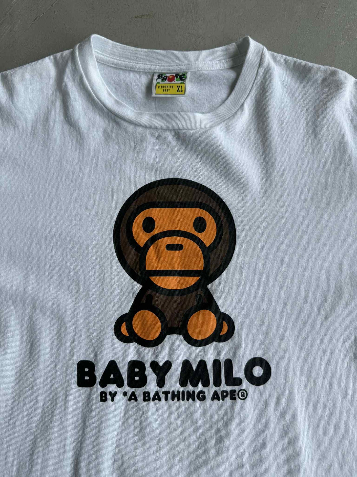 Bape Baby Milo White Shirt