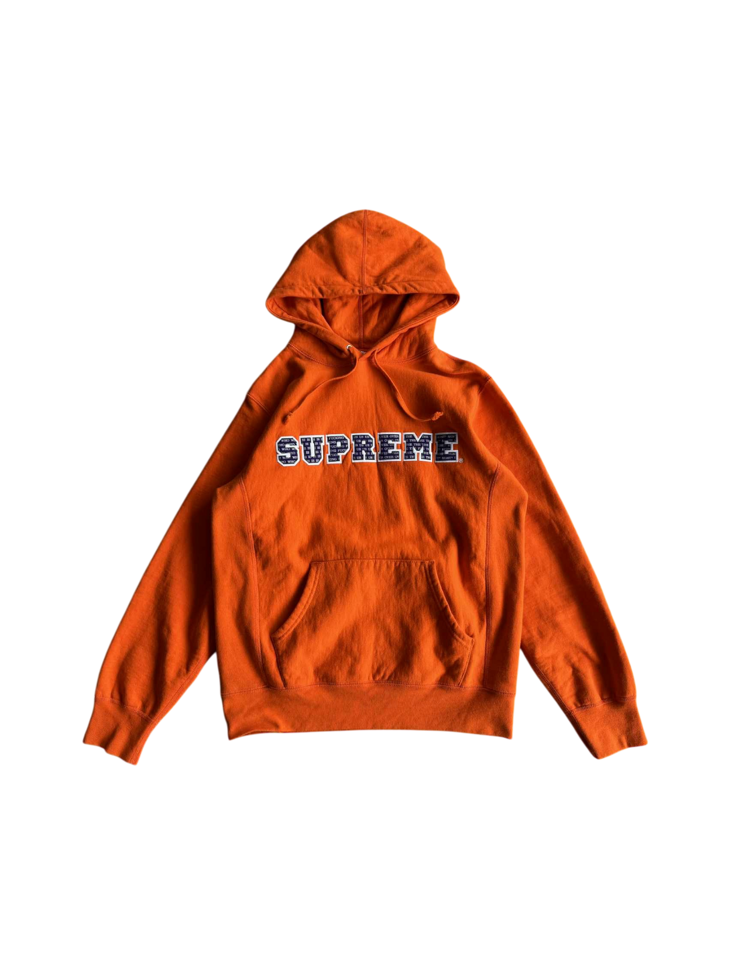 Supreme Orange The Most Hooded Sweatshirt