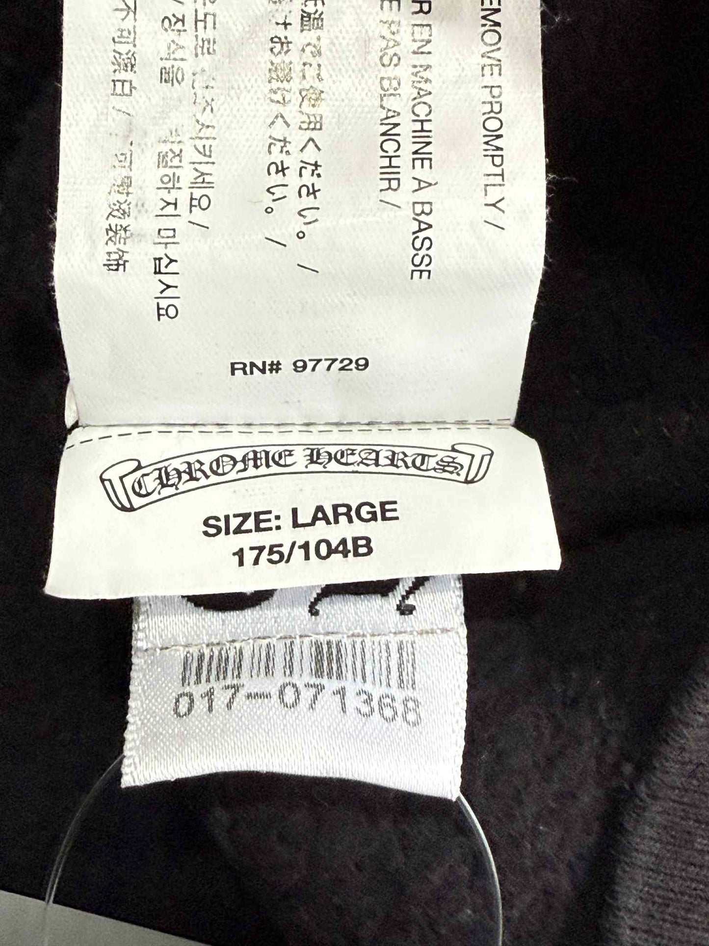Chrome Hearts Horseshoe Floral Black/red Hoodie