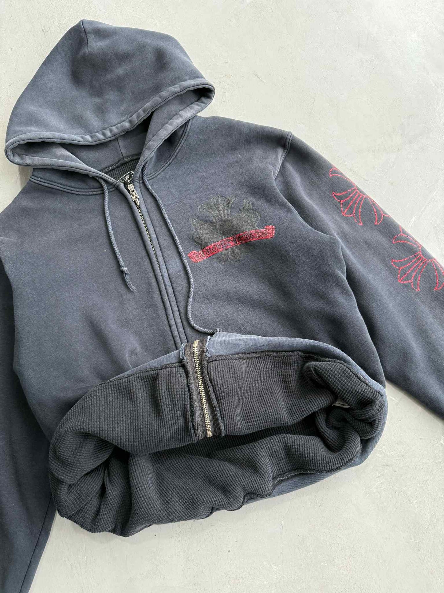Chrome Hearts Red Horseshoe Hoodie