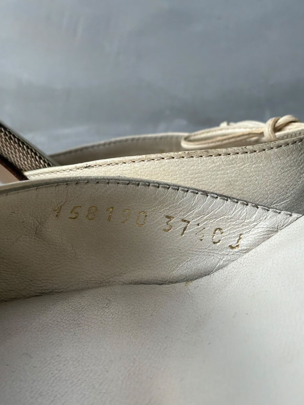 Gucci Monogram Kitten Heels