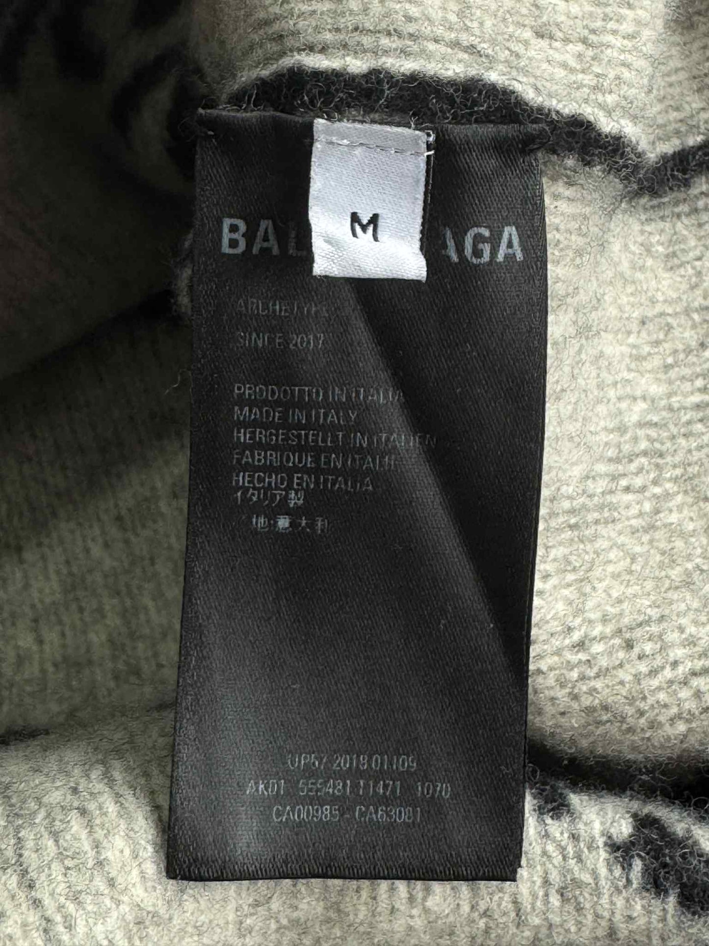 Balenciaga Women’s allover Logo Crewneck