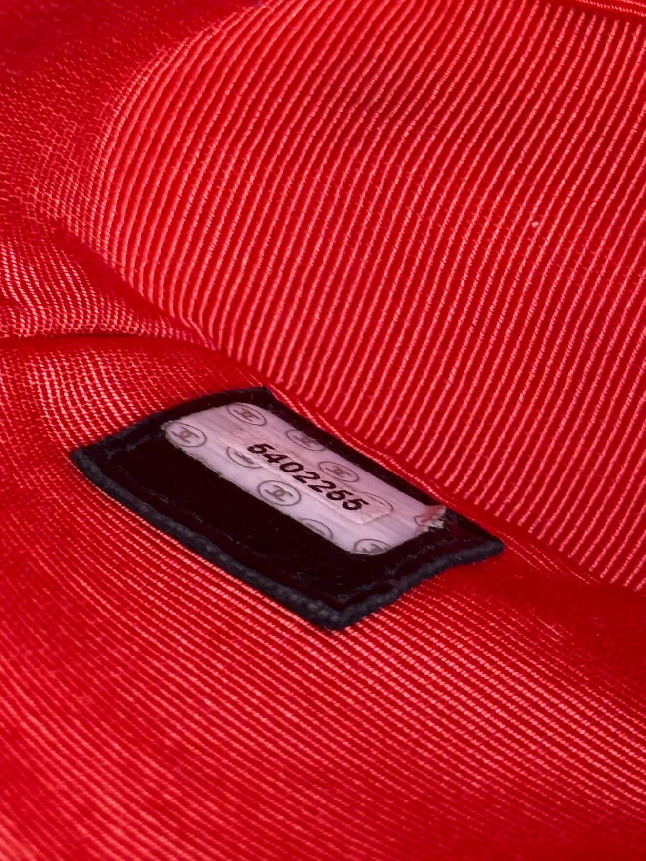 Chanel Vintage Scribble Print Single Flap Handbag