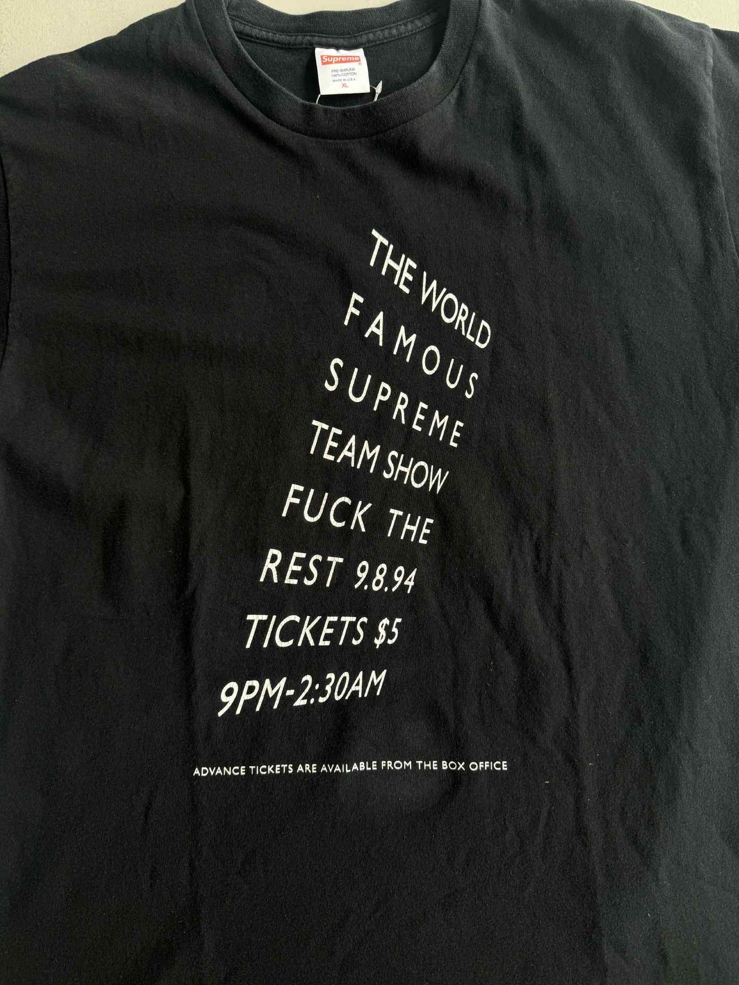 Supreme The World Famous Supreme Team Show Tee
